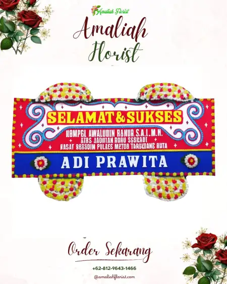 Papan Bunga Ucapan Selamat Tlogopakis